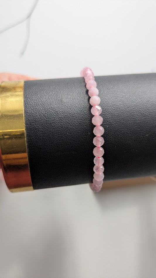 Heilsteinarmband Rosenquarz