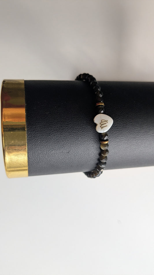 Heilsteinarmband - Goldener Obsidian