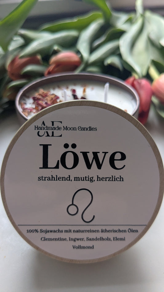 Löwe- Vollmondkerze