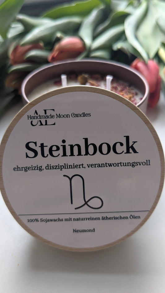 Steinbock - Neumondkerze